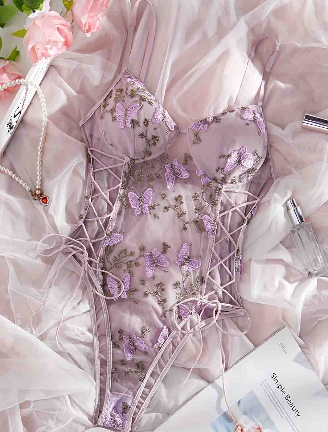 Body mariposa violeta - Image 5